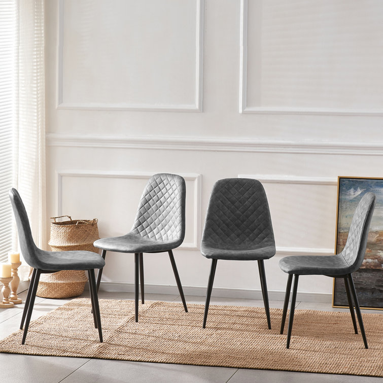 Oliver Walpole Modern Upholstered Faux Leather Dining Chair